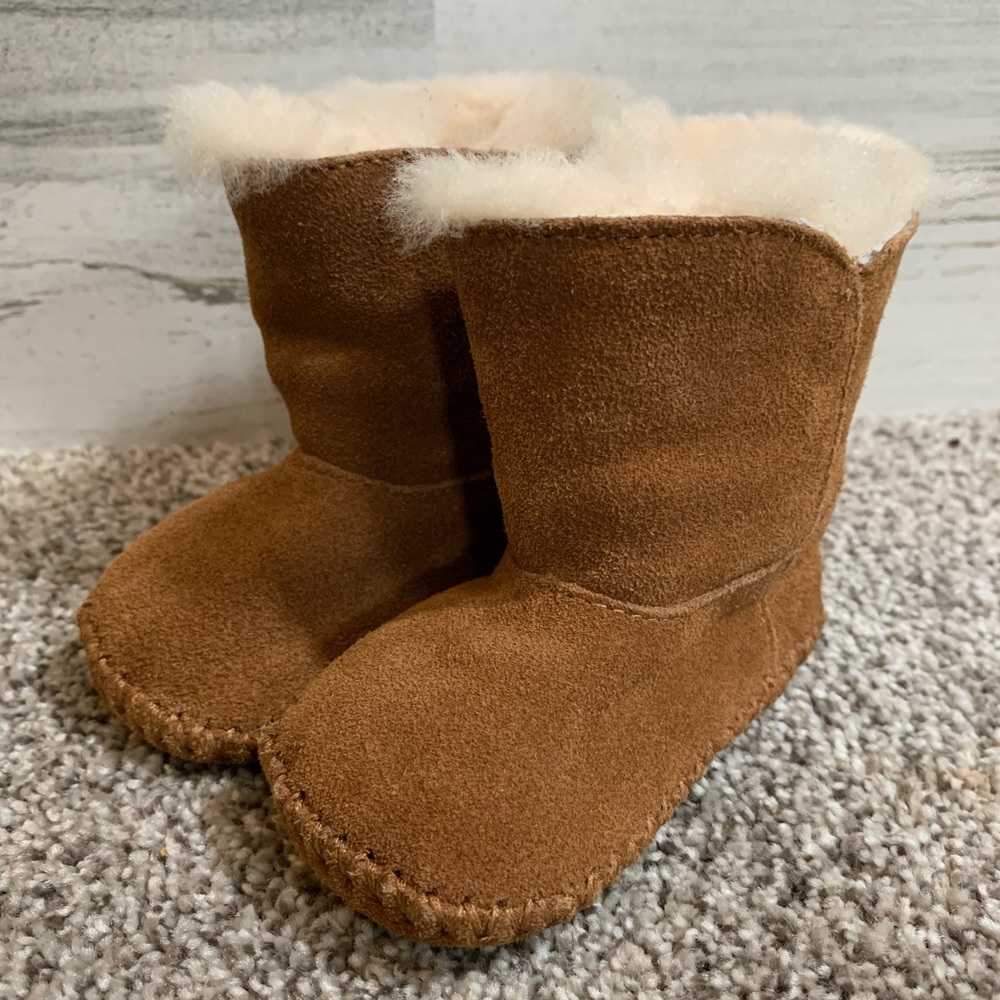 Cozy Brown Suede Ugg Baby Boots